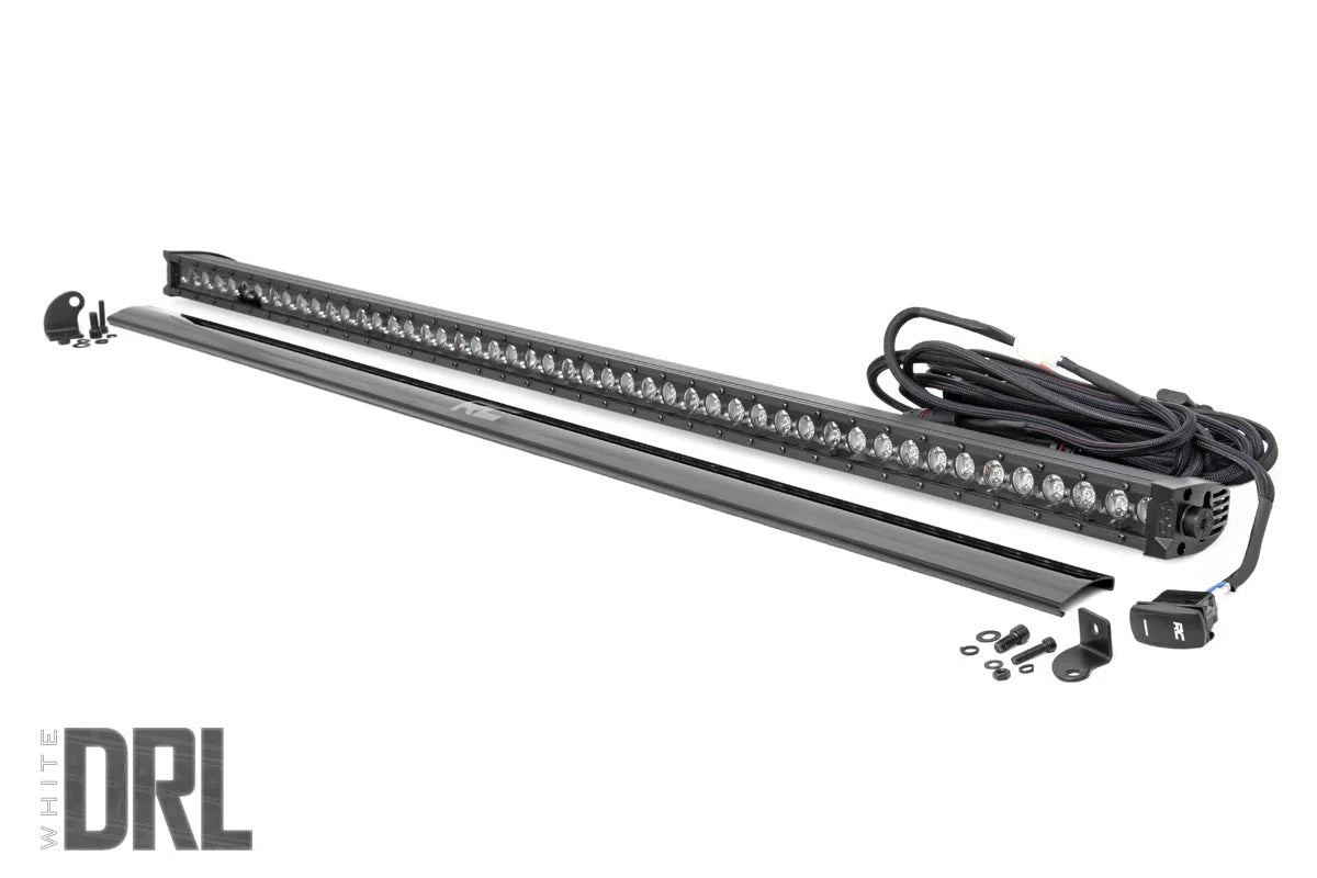 BLACK SERIES LED LIGHT BAR COOL WHITE DRL | 50 INCH | SINGLE ROW