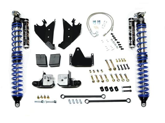 EVO Manufacturing EVO-1109B | Jeep Wrangler KING Coilover | Kit Conversione (NERO) | JK/JKU 2 DOOR & 4 DOOR 2007-2018